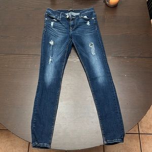 Express blue ripped jeans